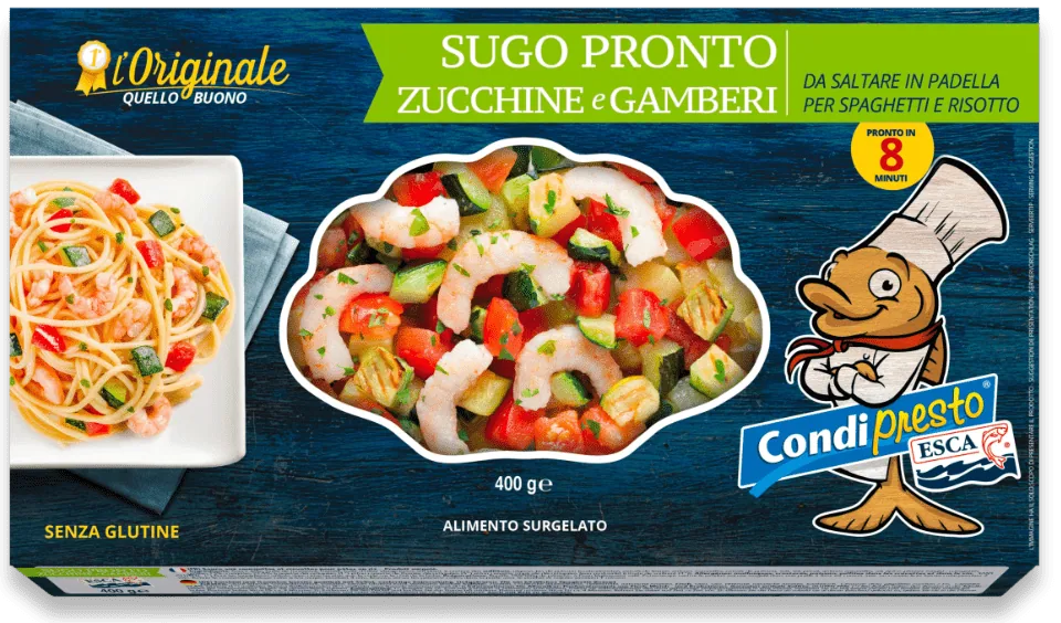 Sugo Pronto Zucchine e Gamberi